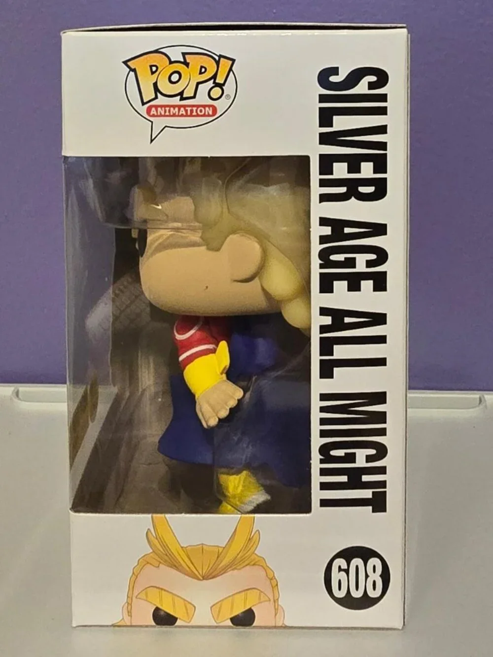 Funko Pop! My Hero Academia - Silver Age All Might #608 (GITD) - Hot Topic Excl.